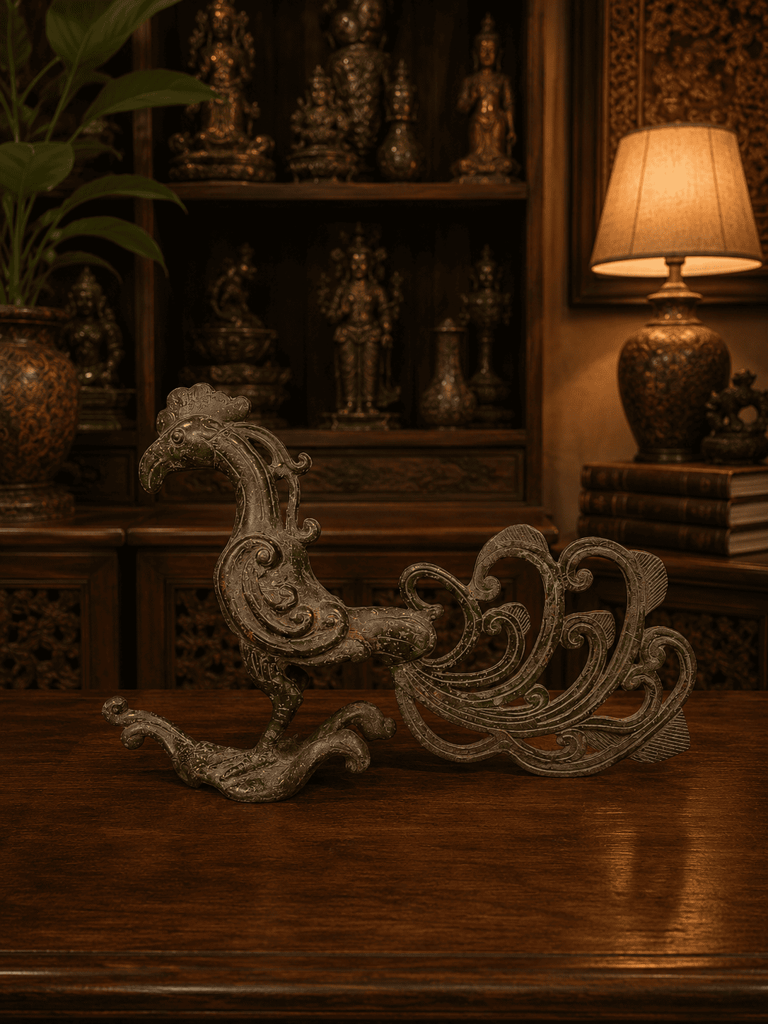 1237 Primitive Chicken 54 cm TGS