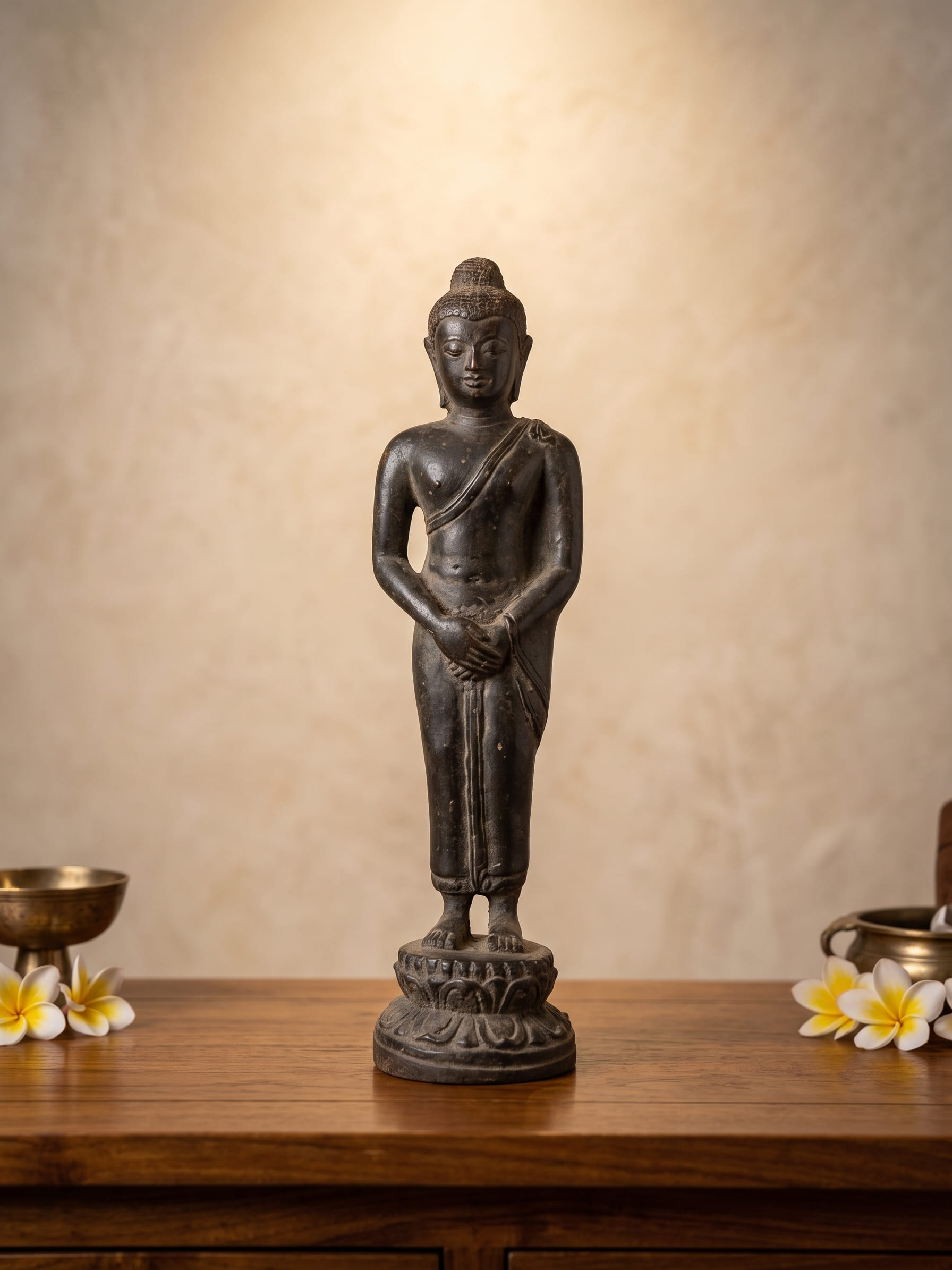 1131 Standing Budha 17 cm KDH