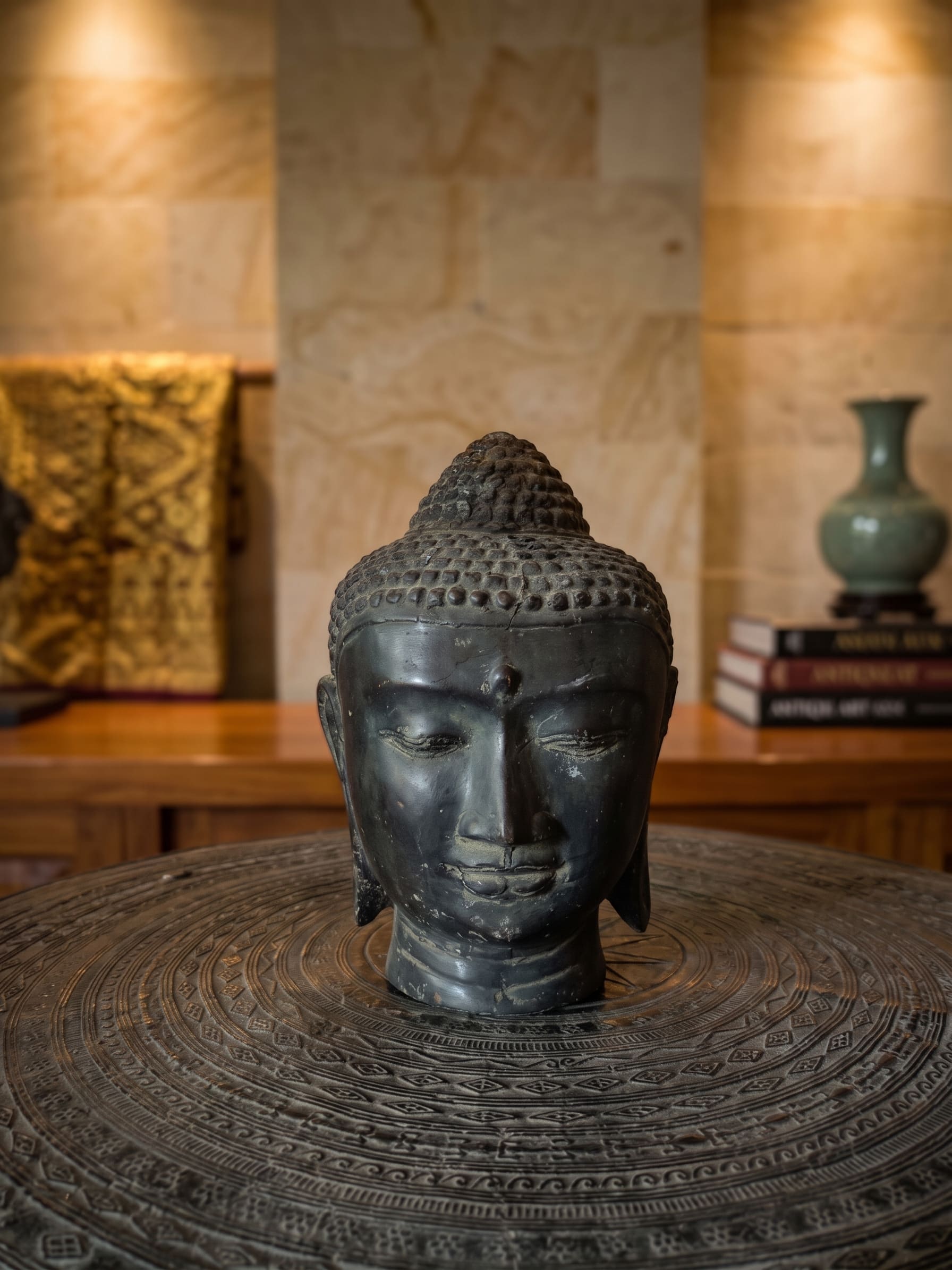1137 Budha Head 23 cm TGDY