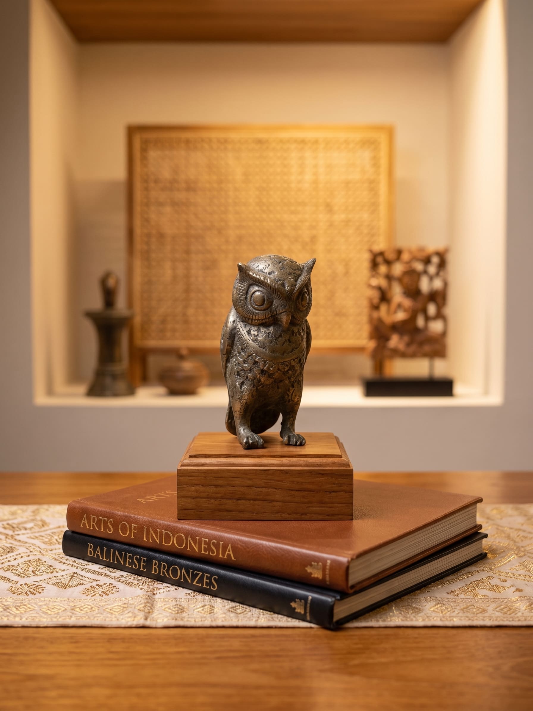 1208 Owl Bird 9 cm LSMS