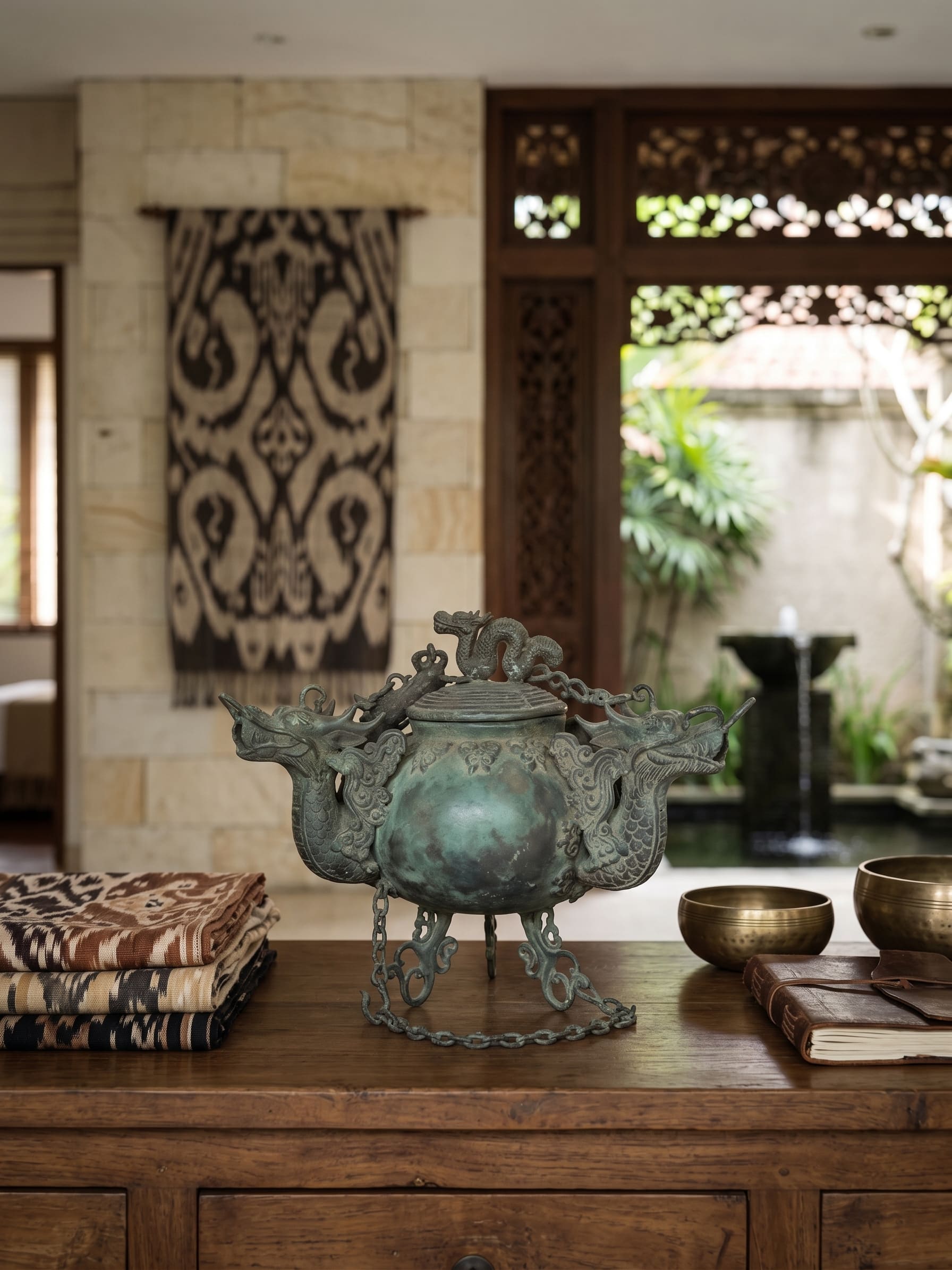 1038 Dragon Lamp 27 cm IMS