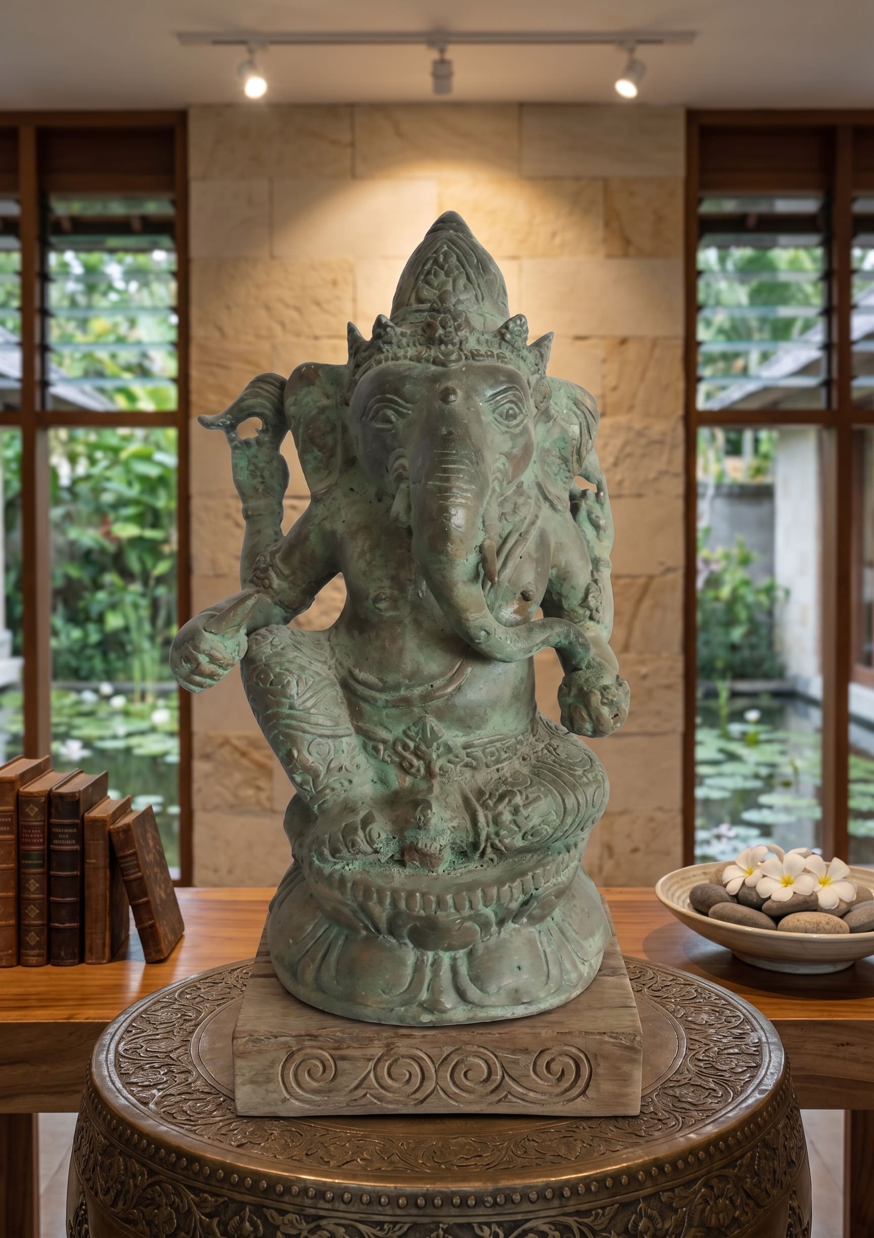 1169 Sitting Ganesha 30 cm KDS