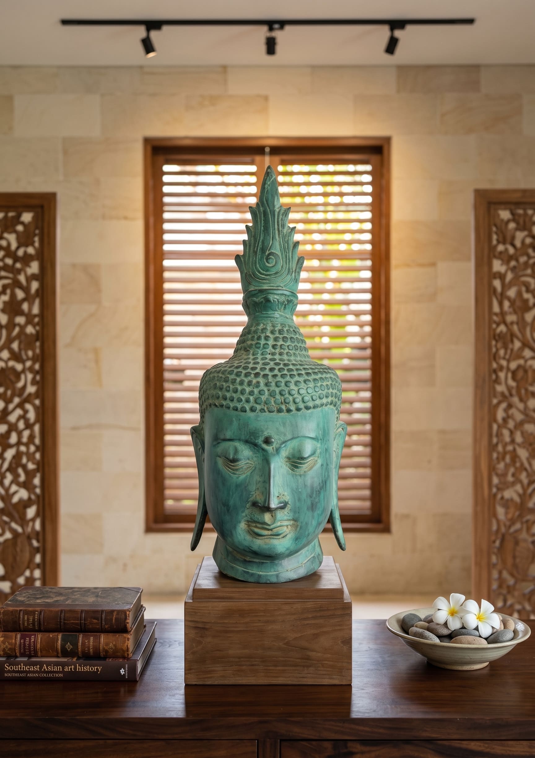 1139 Budha Head Thai 24 cm DNS